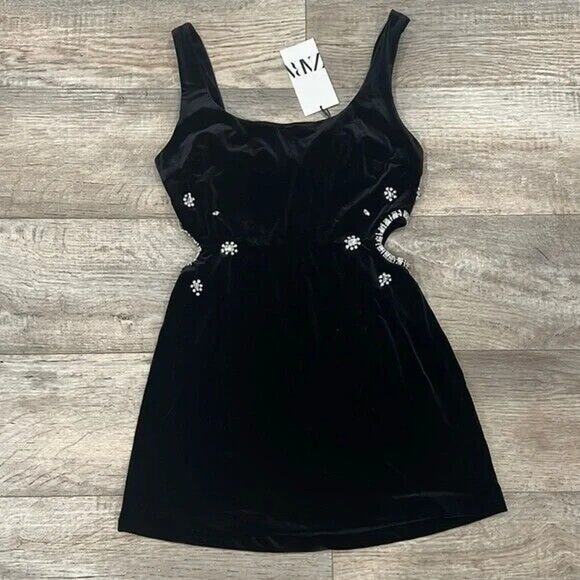 ZARA BLOGGER FAVE!!! Cut Out Mini Dress NWT - Picture 15 of 16